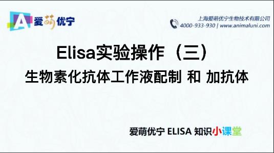Elisa实验操作（三）